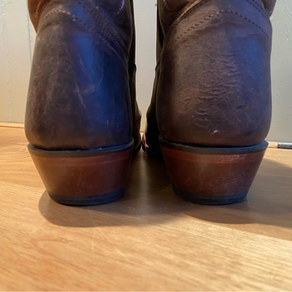 Women's Brown Tony Lama Western Boots 7.5 - Picture 8 of 9